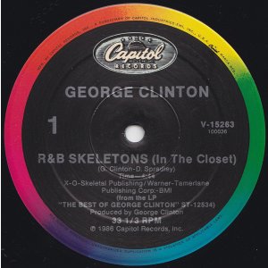 画像: George Clinton - R&B Skeletons/Nubian Nut 12"
