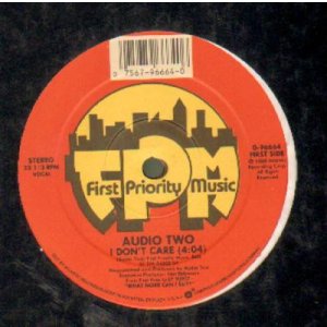 画像: Audio Two - I Don't Care  12"