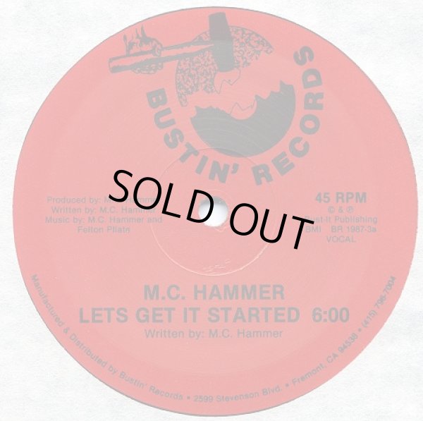 画像1: M.C. Hammer - Let's Get It Started 12"