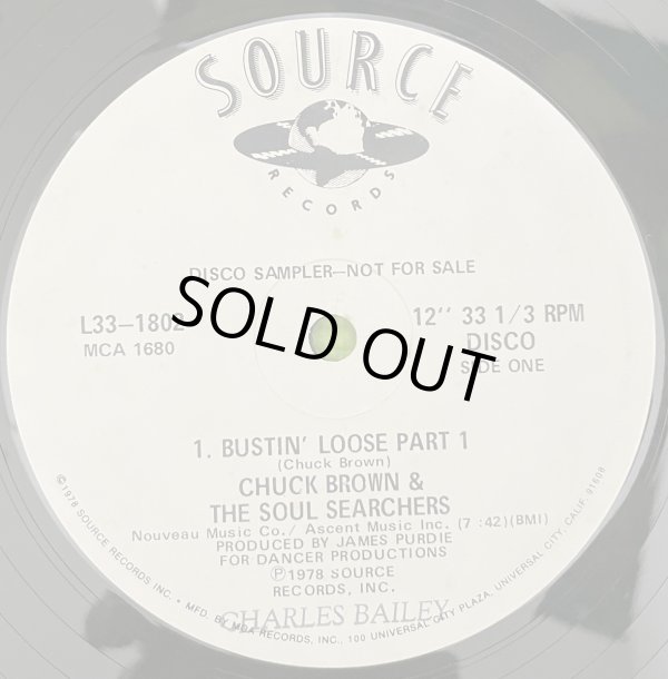 画像1: Chuck Brown & The Soul Searchers - Bustin' Loose Part.1& 2  12"