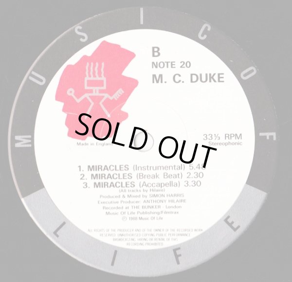 画像2: MC Duke - Miracles  12"