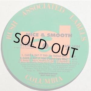 画像: Nice & Smooth - Cake & Eat It Too/Down The Line  12" 