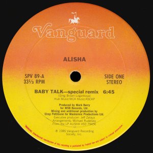 画像: Alisha - Baby Talk 12"