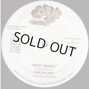 画像: One On One - Body Music (Long 6:03/Short 4:04)  12" 