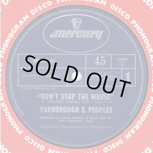 画像: Yarbrough & Peoples - Don't Stop The Music/You're My Song 12"