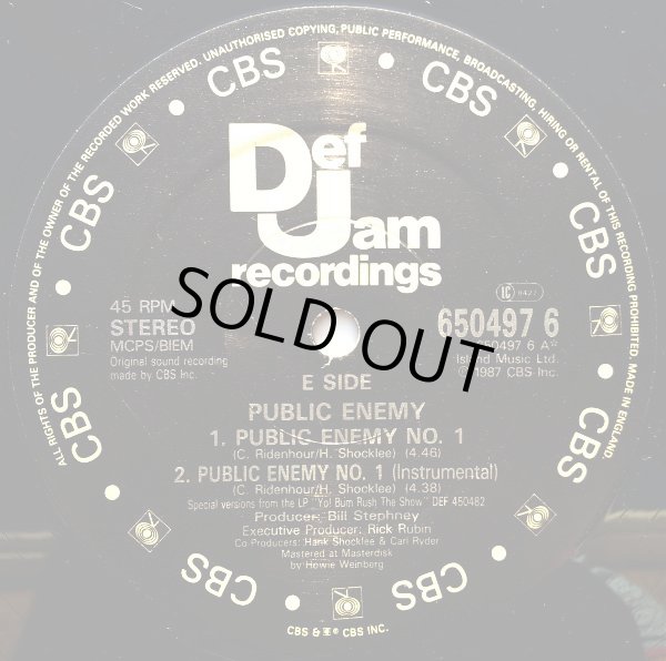 画像1: Public Enemy - Public Enemy No.1/Timebomb/Son Of Public Enemy  12"