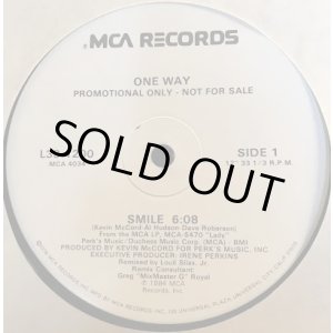 画像: One Way - Smile (6:08/Instrumental-Scratch-Dub Version 8:10) 12"
