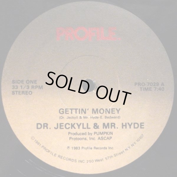 画像1: Dr.Jeckyll & Mr.Hyde - Gettin' Money  12"