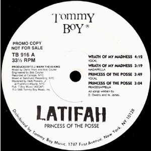 画像: Latifah (Queen Latifah) - Wrath Of My Madness/Princess Of The Posse  12"