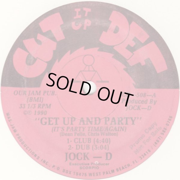 画像1: Jock-D - Get Up And Party (It's Party Time Again)/Lose Control  12"