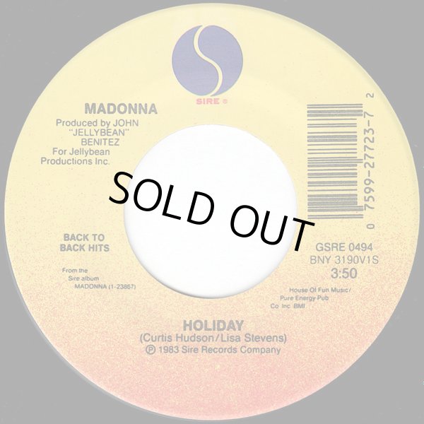 画像2: Madonna - Borderline/Holiday  7"