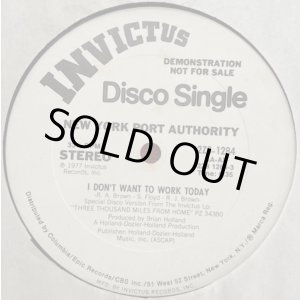 画像: New York Port Authority - I Don't Want To Work Today/Rainbow  12"