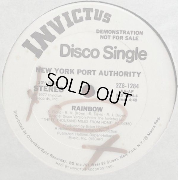 画像2: New York Port Authority - I Don't Want To Work Today/Rainbow  12"