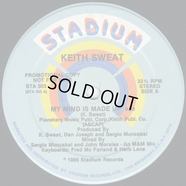 画像1: Keith Sweat - My Mind Is Made Up  12" 