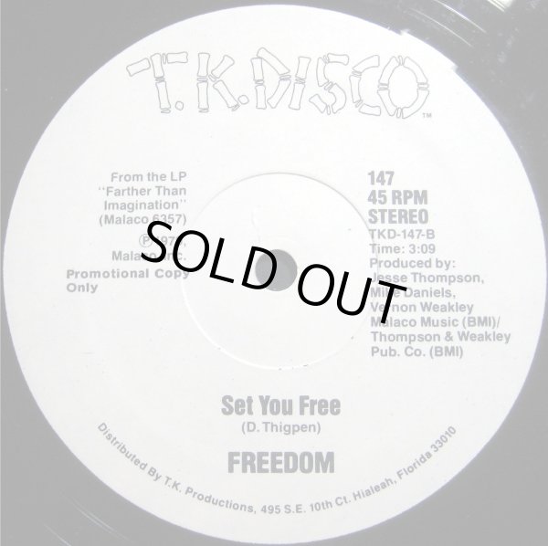 画像2: Freedom - Dance Sing Along/Set You Free  12"