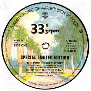 画像: Bootsy's Rubber Band - The Pinocchio Theory/Psychoticbumpschool/What's A Telephone Bill  12"