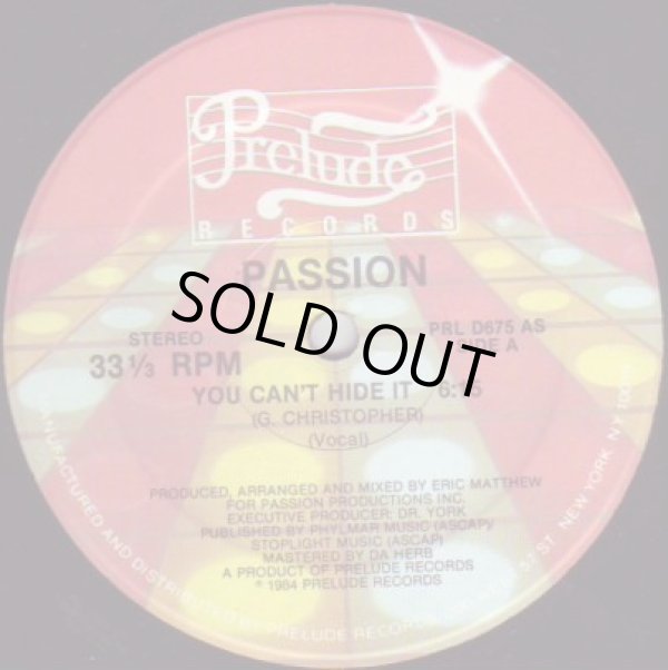 画像1: Passion - You Can't Hide 12"