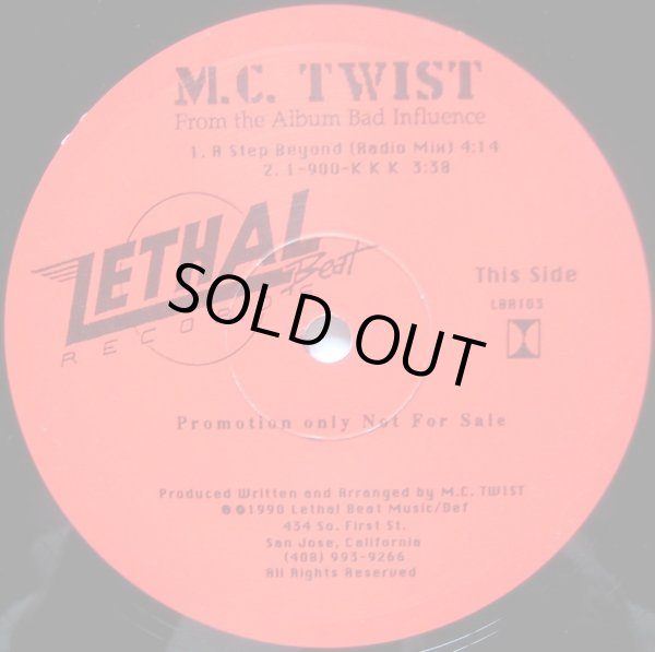 画像2: M.C. Twist - A Step Beyond/1-900-K K K  12"