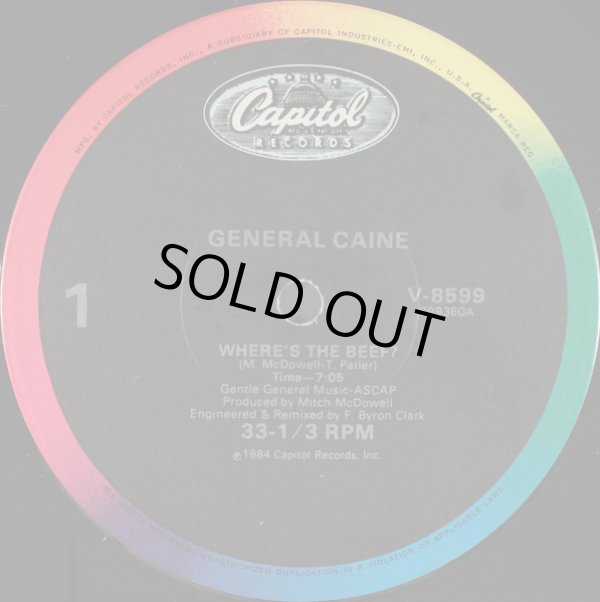 画像1: General Caine - Where's The Beef ?  12"