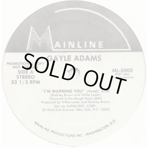 画像: Gayle Adams - I'm Warning You  12"