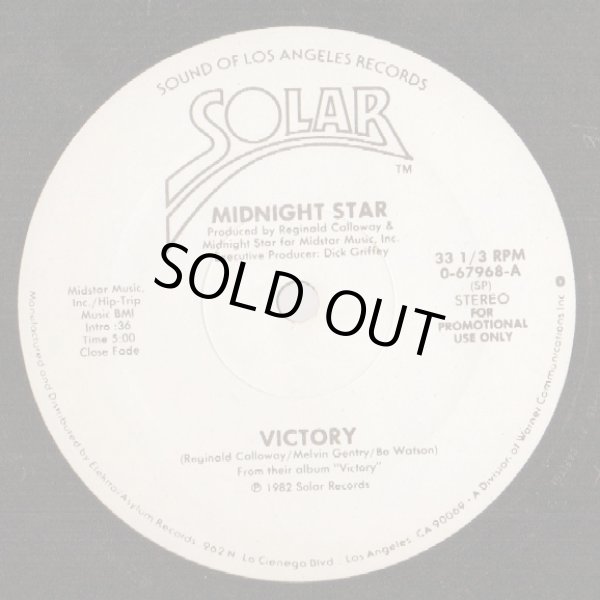 画像1: Midnight Star - Victory/Love Is Alive   12"