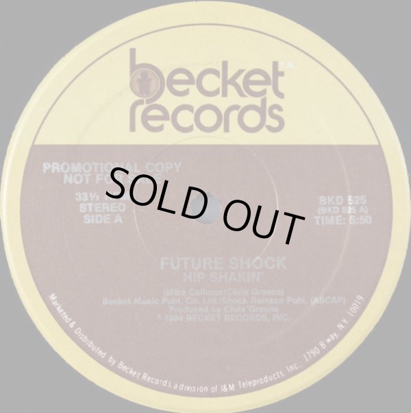 画像1: Future Shock - Hip Shakin'  12"
