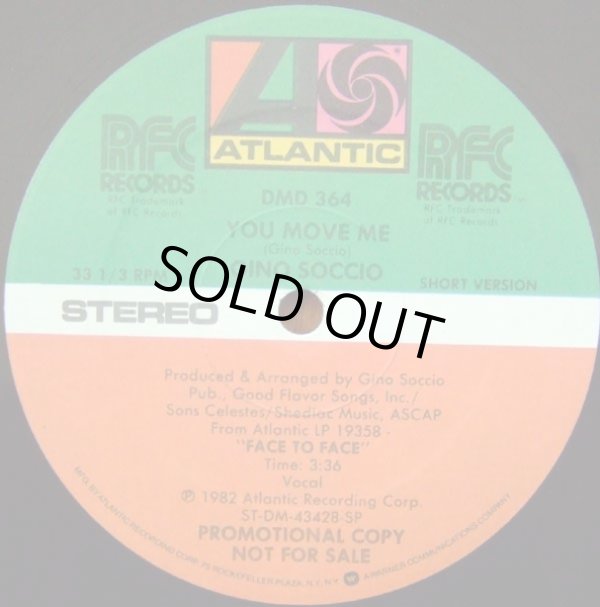 画像2: Gino Soccio - You Move Me  12"
