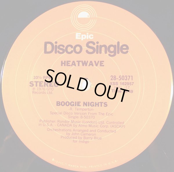 画像1: Heatwave - Boogie Nights/Too Hot To Handle  12"