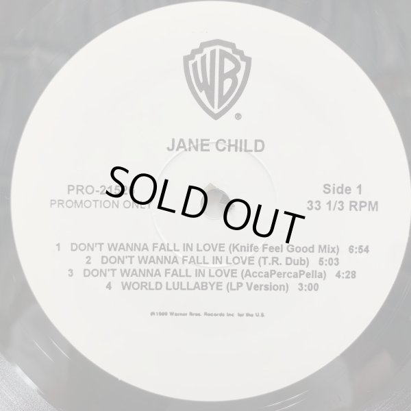 画像1: Jane Child - Don't Wanna Fall In Love/World Lullabye  12"