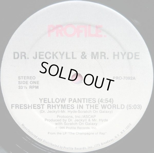 画像1: Dr.Jeckyll & Mr.Hyde - Yellow Panties/Freshest Rhymes In The World  12"  
