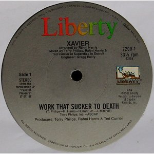 画像: Xavier - Work That Sucker To Death/Love Is On The One  12"