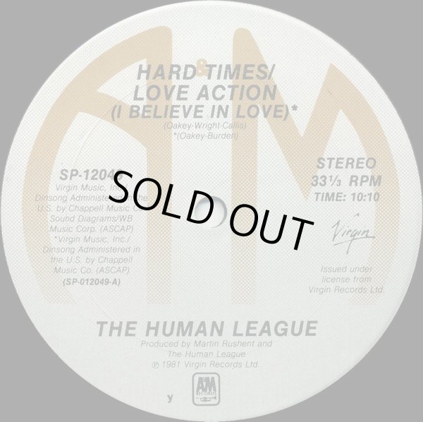 画像1: The Human League - Hard Times/Love Action  12"