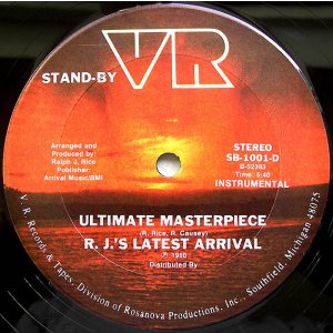 画像: R.J.'s Latest Arrival - Ultimate Masterpiece  12"