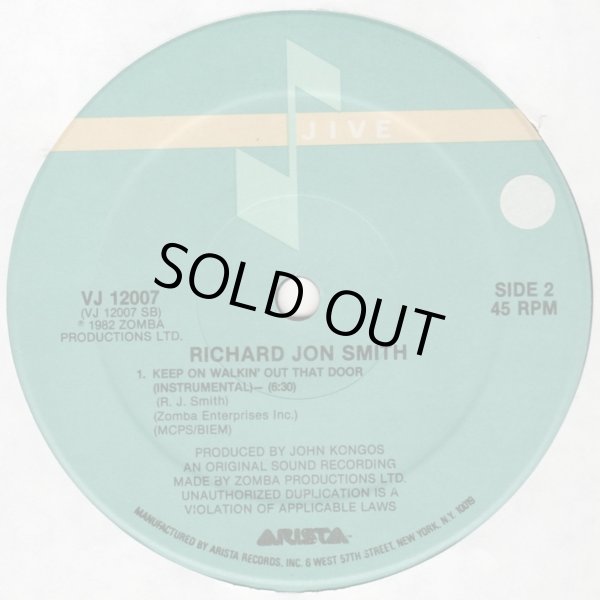 画像2: Richard Jon Smith - Don't Go Walkin' Out That Door  12"