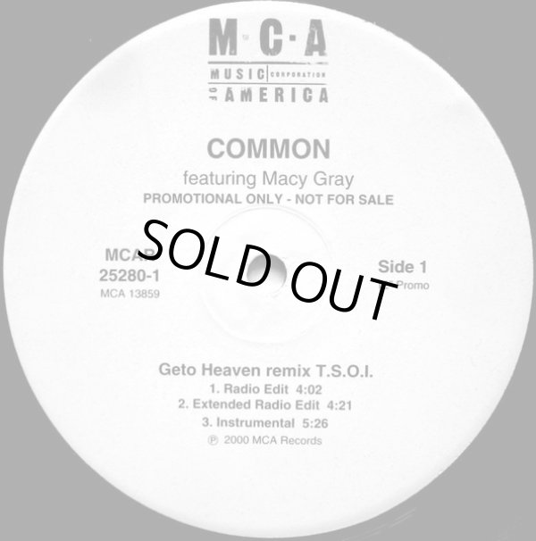 画像1: Common Featuring Macy Gray - Geto Heaven (T.S.O.I. Remix) (Doubled！)  12"X2