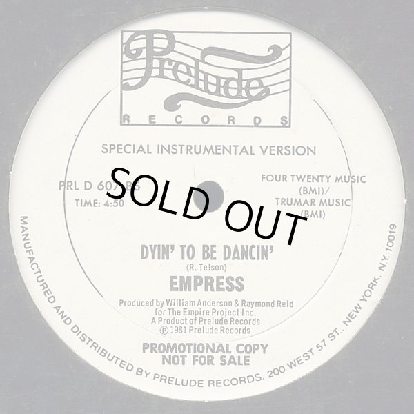 画像2: Empress - Dyin' To Be Dancin'  12"