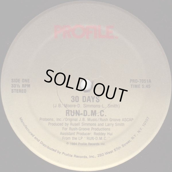 画像1: Run-D.M.C. - 30 Days  12"