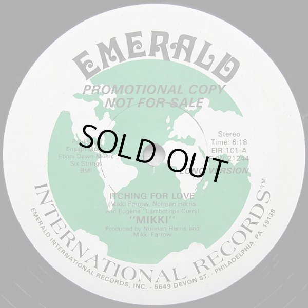画像2: Mikki - Itching For Love (Long 6:18/Short 4:12)   12"