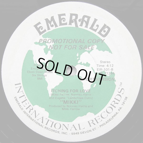画像1: Mikki - Itching For Love (Long 6:18/Short 4:12)   12"