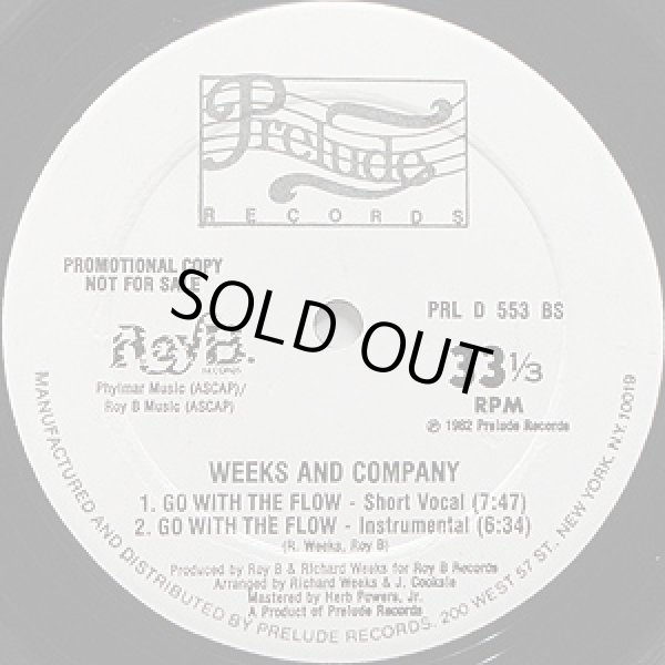 画像2: Weeks And Company - Go With The Flow  12"