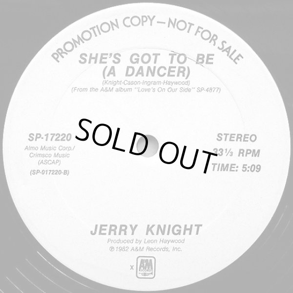 画像2: Jerry Knight - She's Got To Be (A Dancer) 12"