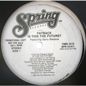 画像: Fatback - Is This The Future ?  12"