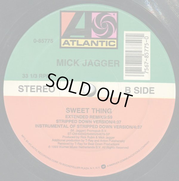 画像2: Mick Jagger (of Rolling Stones) - Sweet Thing  12"
