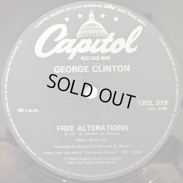 画像3: George Clinton - Nubian Nut/Free Alterations  12"