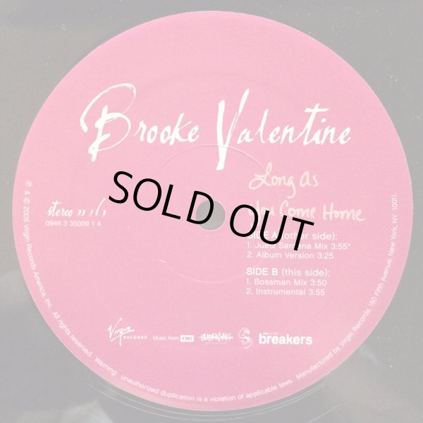 画像3: Brooke Valentine - Long As You Come Home  12"