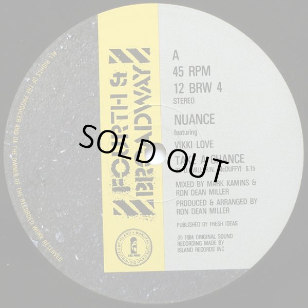 画像1: Nuance Featuring Vikki Love - Take A Chance  12"