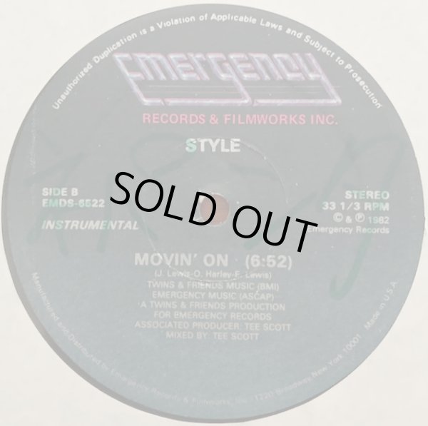 画像2: Style - Movin' On  12" 