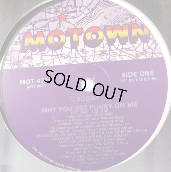 画像1: Today - Why You Get Funky On Me  12"