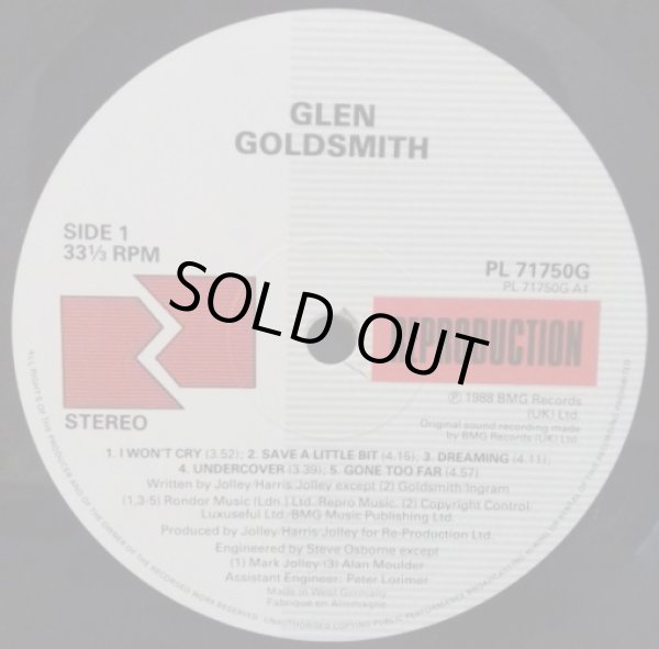 画像2: Glen Goldsmith - What You See Is What You Get  LP+12"