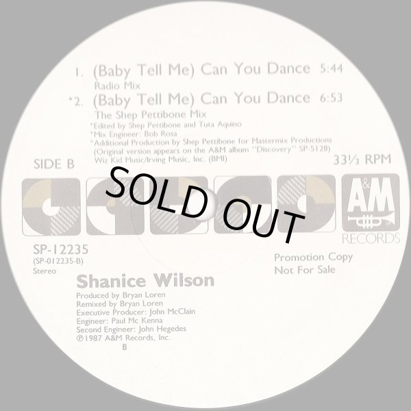 画像2: Shanice Wilson - (Baby Tell Me) Can You Dance  12"